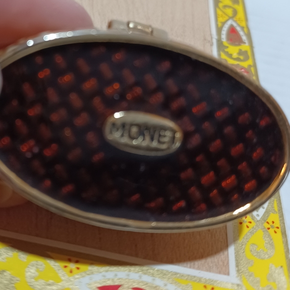 Vintage monet cat trinket box - Picture 2 of 4